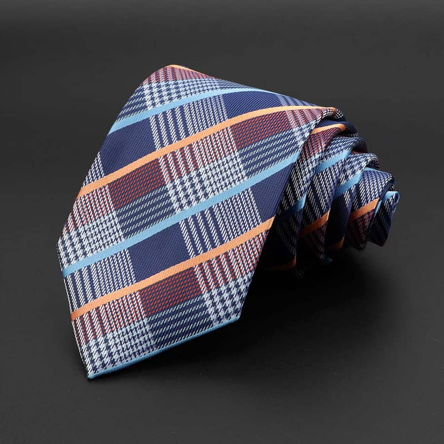 Zonfaz Classic Striped Polyester Necktie – 8cm Wide, Non-woven Fabric, Assorted Colors & Patterns (purple, Blue, Black, White, Orange, Plaid) – Formal Occasions & Casual Attire, Zonfaz Accessories Shop Online at Dubai Trades 2