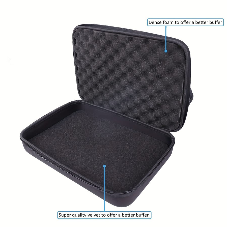 [travel Essential] Decscri Black Eva Hard Carrying Case For Mpk Controllers – 25-key Usb Midi, With Red Latch Closure (case Only), Portable Keyboard Bags, Cases & Covers Shop Online at Dubai Trades 2